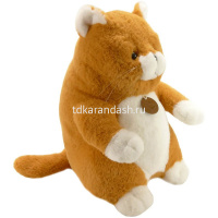 Толстый кот 33см рыжий AT365270 от магазина "Карандаш"