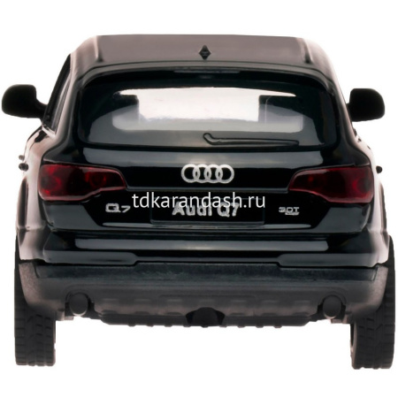 Машина "Audi Q7" черная, инерционная, металл 17,5см (свет, звук, откр.двери) JB1251250 от магазина "Карандаш"