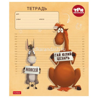 Тетрадь А5 18л клетка "Три богатыря" на скобе 5 дизайнов 18Т5В1/097150 от магазина "Карандаш"