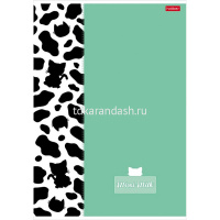 Тетрадь А4 96л клетка "Mimimilk" на скобе матовая ламинация 3 дизайна 087003 от магазина "Карандаш"