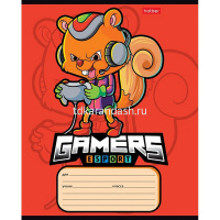 Тетрадь А5 12л линия "Геймеры" на скобе 5 дизайнов 12Т5В2/088959 от магазина "Карандаш"