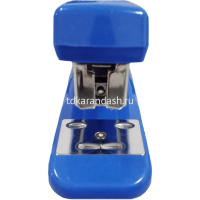 Степлер №24/6,26/6 25л глубина 45мм со скобами, пластик, синий E0306 от магазина "Карандаш"