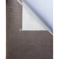 Тетрадь А5 96л клетка коричневый бумвинил металлик на скобе 96Т5бвВ1/059707 от магазина "Карандаш"