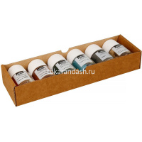 Краски по стеклу и керамике 6 цветов 20мл с фактурным эффектом Fantasy Prisme "Открытие" 756431 от магазина "Карандаш"