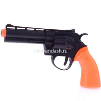 Пистолет 19х10х3см с пластиковыми пулями на присоске 3шт, пластик 6788-16 от магазина "Карандаш"