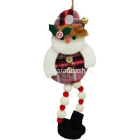 Украшение подвесное Дед Мороз, Снеговик, Олень 28см текстиль, 3 вида Y9867-24 от магазина "Карандаш"