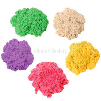 Кинетический песок 5 цветов 750гр., в картонной упаковке KP05G от магазина "Карандаш"