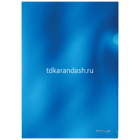 Папка-уголок "Glossy Ice Metallic" А4 пластик 0,18мм непрозрачная, ассорти 50169 от магазина "Карандаш"