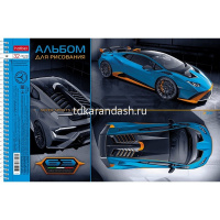 Альбом для рисования А4 32л "Из чего сделаны мальчишки" на спирали, перфорация на отрыв, 5 дизайнов от магазина "Карандаш"