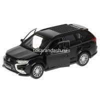Машина "Mitsubishi Outlander" черная, инерционная, металл 12см (открывающиеся двери) OUTLANDER-BK от магазина "Карандаш"