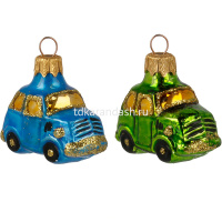 Ёлочное украшение "Автомобиль ЗАЗ" h-6см в подарочной упаковке ФУ-324 от магазина "Карандаш"