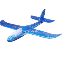 Самолет-планер 48см 4 цвета, пенопласт (свет) XJ2382 от магазина "Карандаш"