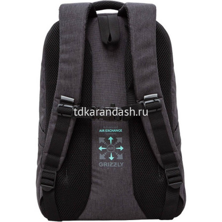 Рюкзак 27х41х17см, 600гр, 2 отделения, 4 кармана, графит RD-342-2/1 от магазина "Карандаш"