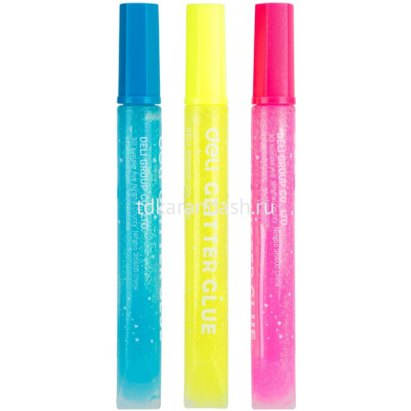 Гель-клей 3 цвета 12мл "Explora" с блестками EA71201 от магазина "Карандаш"