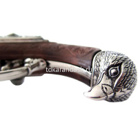 Пистоль "Флинтлок. Франция 18 век" 4-х ствольный 30см металл, дерево DE-1307 от магазина "Карандаш"