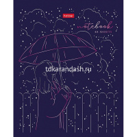 Тетрадь А5 48л клетка "Dream ON" на скобе 3D фольга матовая ламинация 5 дизайнов 079241 от магазина "Карандаш"