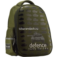 Рюкзак "Танчики" 30х38х20см, 1000гр, 2 отделения, 2 кармана, темно-зеленый 12-001-044/11 от магазина "Карандаш"