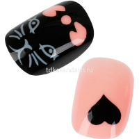 Накладные ногти "Black pink. Cool Star" 10шт в картонной коробке 115615-BP-TTG от магазина "Карандаш"