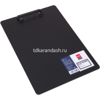 Планшет с зажимом А4 полипропилен черный EF75422 от магазина "Карандаш"