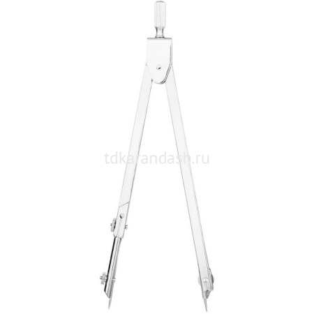 Готовальня 4 предмета (циркуль, рейсфедер+вставка, грифель) Е8603 от магазина "Карандаш"