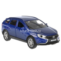 Машина "Lada Vesta SW Cross" синяя, инерционная, металл 12см (открывающиеся двери) VESTA-CROSS-BU от магазина "Карандаш"