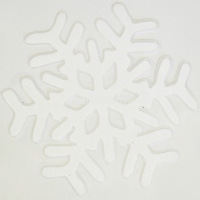 Наклейка витражная "Снежинки" 17х17см пвх 3 вида Y2292-15 от магазина "Карандаш"