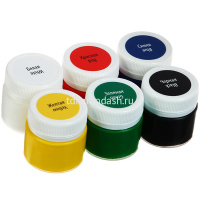 Краски акриловые 6 цветов 15мл глянцевые 229411542 от магазина "Карандаш"