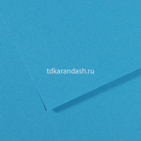 Бумага д/пастели А4 160г/м2 синий бирюзовый (хлопок 50%) №595 Mi-Teintes 31032S031