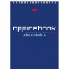 Блокнот А5 80л "Office Book" клетка, на спирали, жесткая подложка 076920