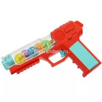 Бластер 24х14см с дисками, пластик (свет, звук) 2312152/CL101 от магазина "Карандаш"