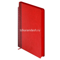 Ежедневник недатированный А5 "Escalada" 240стр., красный, искусственная кожа "Сариф" 70620 от магазина "Карандаш"