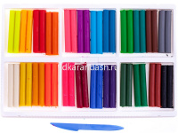 Пластилин 24 цвета 420гр. "Фантазия" восковой, со стеком, картон 25С 1525-08 от магазина "Карандаш"