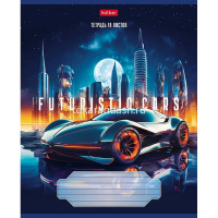 Тетрадь А5 18л клетка "Futuristic cars" на скобе 5 дизайнов 18Т5В1/086151 от магазина "Карандаш"