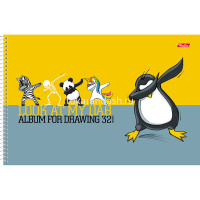 Альбом для рисования А4 32л "LOOK AT MY DAB" на спирали 5 дизайнов 32А4Всп/054748 от магазина "Карандаш"