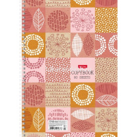 Тетрадь А4 80л клетка "Скандинавские узоры" жесткая подложка на гребне 4 дизайна 80Т4тВ1гр/066226 от магазина "Карандаш"