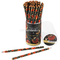 Карандаш чернографитный "Flora. Гранат" HB, трехгранный 21-0030/90 от магазина "Карандаш"