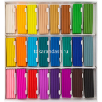 Пластилин 24 цвета 480гр. "Я - Художник" со стеком, картон 221411566 от магазина "Карандаш"