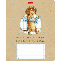 Тетрадь А5 24л клетка "ТаксаLIFE" на скобе 5 дизайнов 24Т5В1/067735 от магазина "Карандаш"