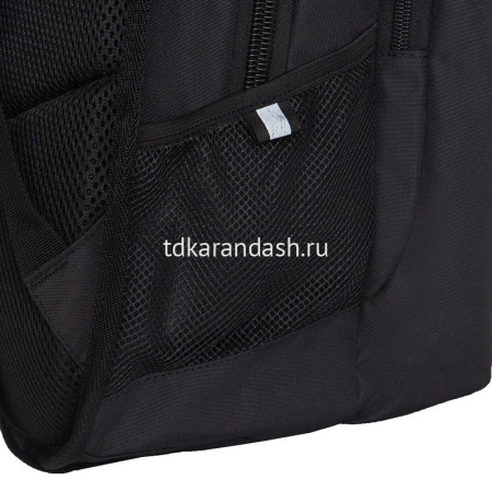 Рюкзак 31х43х20см, 790гр, 3 отделения, 4 кармана, черный/серый RU-531-1/1 от магазина "Карандаш"