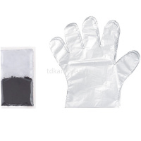 Краситель для ткани 20гр. черный, с перчатками KRG от магазина "Карандаш"