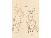 Набор для выжигания 13х18см "Животные №2" доски 5шт 620012 от магазина "Карандаш"