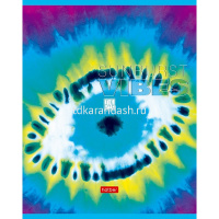 Тетрадь А5 48л клетка "TIE-DYE" на скобе 5 дизайнов 48Т5В1/068416 от магазина "Карандаш"