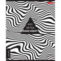 Тетрадь А5 48л клетка "Monochrome" на скобе, пластиковая обложка с печатью 5 дизайнов 088842 от магазина "Карандаш"