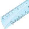 Линейка 30см, прозрачная, пластик, голубая EH11 от магазина "Карандаш"