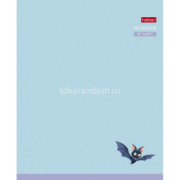 Тетрадь А5 48л клетка "Мышонок Creepy" на скобе ламинация Soft-touch 5 дизайнов 092145 от магазина "Карандаш"