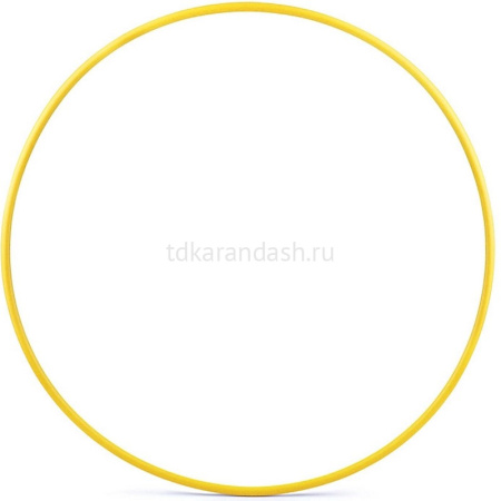 Обруч 89см пластик, желтый УТМ01442878