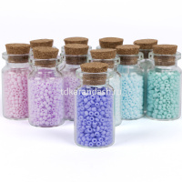 Набор бисера 2мм 12 цветов макарун матовый SGB №8 от магазина "Карандаш"