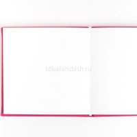 Скетчбук 14х14см 40л 180г/м2 "Bristol Touch" на резинке, твердая обложка, малиновый 401238 от магазина "Карандаш"