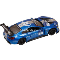 Машина "BMW M6" синий, инерционная, металл 17,5см (свет, звук, откр.двери) JB1251212 от магазина "Карандаш"