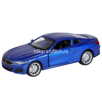 Машина "BMW M850i Coupe" синяя, инерционная, металл 17,5см (свет, звук, откр.двери) JB1251478 от магазина "Карандаш"